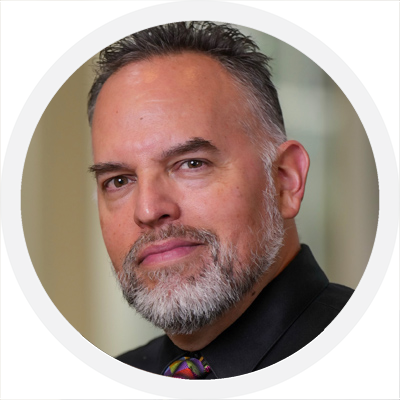 An image of Gabe Rios, Director of the Ruth Lilly Medical Library